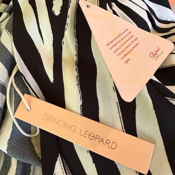 Dancing Leopard NWT zebra jumpsuit, reversible - Picture 2 of 4